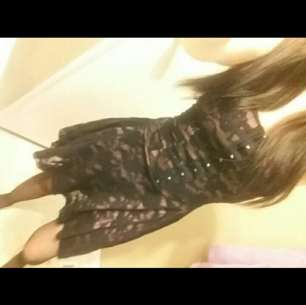 Rare vntg Taboo small purple dress emo soft goth hook and eye dress